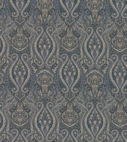 Paisley Fabric by Nobilis Navy