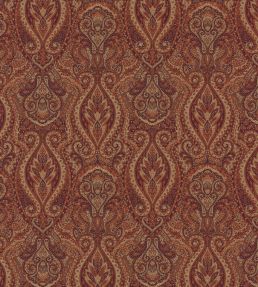 Paisley Fabric by Nobilis Red