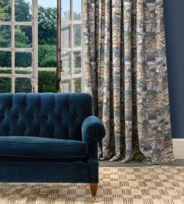Palace Tapestry Fabric by GP & J Baker Royal Blue