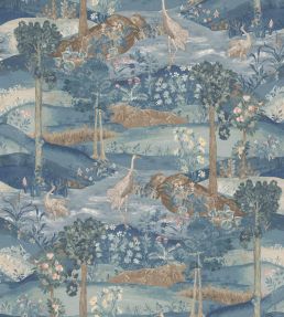 Palace Tapestry Wallpaper by GP & J Baker Royal Blue
