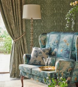 Palacio Wallpaper by Clarke & Clarke Eau De Nil