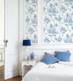 Palais De Chine Wallpaper by Casadeco Noir Fusain