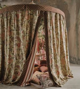 Palampore Embroidery Fabric by Liberty Lacquer