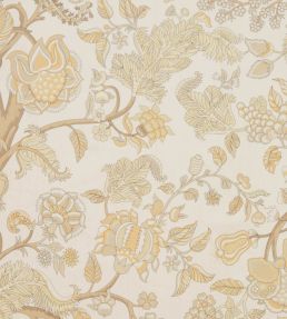 Palampore Trail in Landsdowne Linen Fabric by Liberty Pewter