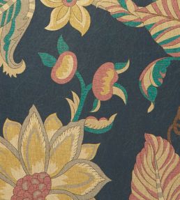 Palampore Trail Wallpaper by Liberty Pewter Blue