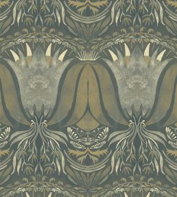 Palau Wallpaper by Tres Tintas Dark blue