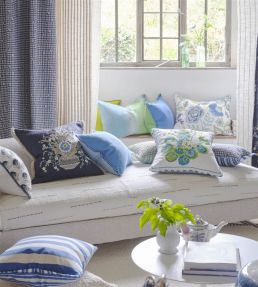 Palette Provencale Cushion 50 x 50cm by Designers Guild Indigo