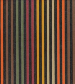 Palette Stripe Fabric by Ian Mankin Cinder