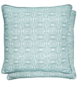 Pali Cushion 50 x 50cm by William Yeoward Duck Egg