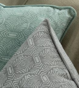 Pali Cushion 50 x 50cm by William Yeoward Duck Egg