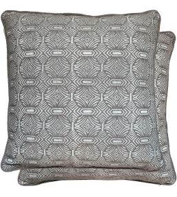 Pali Cushion 50 x 50cm by William Yeoward Slate