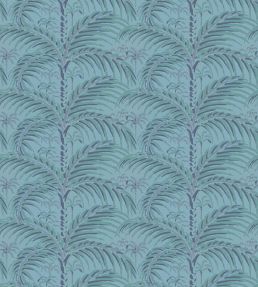 Palm House Wallpaper by Langelid Von Bromssen Evening Blue