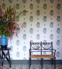 Palm Parade Wallpaper by Liberty Lacquer