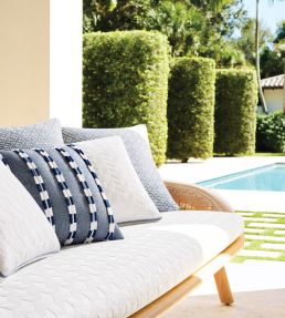 Palmer Fabric by Thibaut Navy