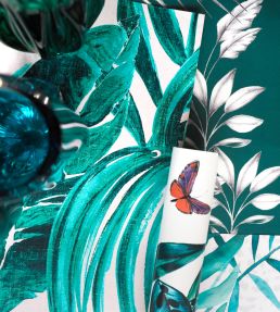 Palmera Wallpaper by Ohpopsi Turquoise