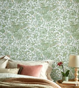 Palmette Wallpaper by 1838 Wallcoverings Sage