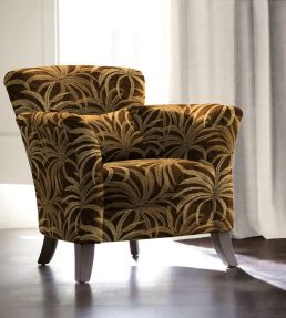 Palmetto Fabric by Arley House Cacao