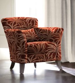 Palmetto Fabric by Arley House Carmine
