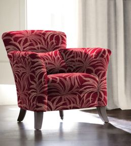 Palmetto Fabric by Arley House Pomegranate