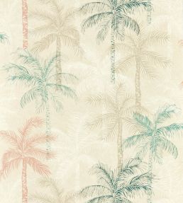 Palmyra Wallpaper by Clarke & Clarke Mineral/Blush