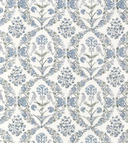 Paloma Fabric by Anna French Blue and Green