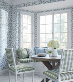 Paloma Wallpaper by Anna French Red
