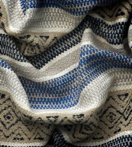 Pampas Fabric by Andrew Martin Indigo