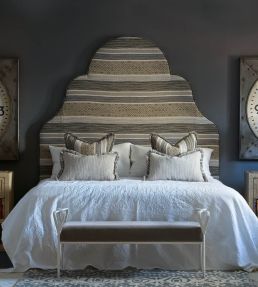 Pampas Fabric by Andrew Martin Indigo