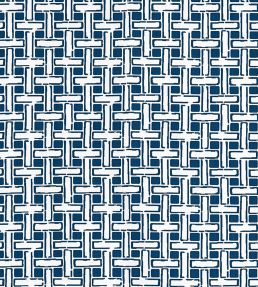 Panama Matelasse Fabric by Thibaut Navy