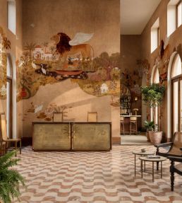 Panchatantra Mural by Coordonne Ruby