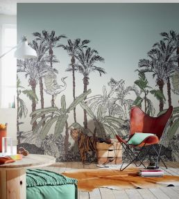 La Jungle Enchantee Mural by Caselio Multicouleurs