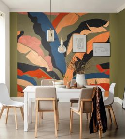 Plumosa Mural by Caselio Multicouleurs