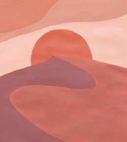 Sunset Desert Mural by Caselio Rose