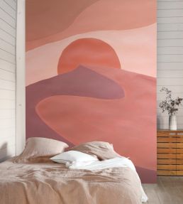 Sunset Desert Mural by Caselio Rose
