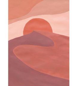 Sunset Desert Mural by Caselio Rose