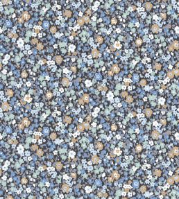 Pansy Wallpaper by Casadeco Encre / Bleu