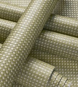 Paper Rattan Wallpaper by Thibaut Olive