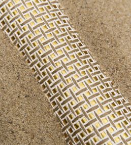 Paper Weave Metallic Wallpaper by Jannelli&Volpi Wheat