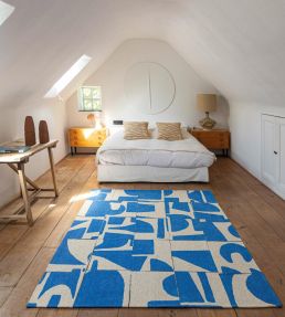 Louis De Poortere Papercut Runner rug Campanula 115551 Campanula