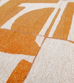 Louis De Poortere Papercut Runner rug Curry 115555 Curry
