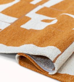 Louis De Poortere Papercut Runner rug Curry 115555 Curry