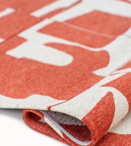 Louis De Poortere Papercut Runner rug Rust 115553 Rust