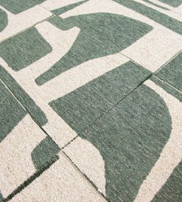 Louis De Poortere Papercut Runner rug Sea Spray 115552 Sea Spray