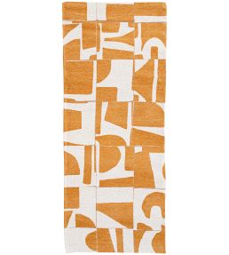 Louis De Poortere Papercut Runner rug Curry 115555 Curry