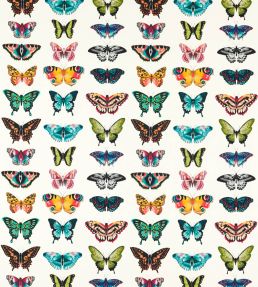 Papilio Outdoor Fabric by Harlequin Flamingo/Papaya/Loganberry