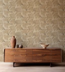 Papyrus Wallpaper by Coordonne Sand