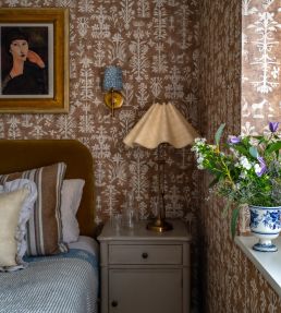 Papyrus Wallpaper by Lewis & Wood Nero