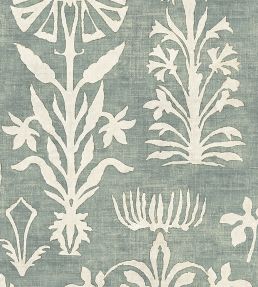 Papyrus Wallpaper by Lewis & Wood Eu De Nil