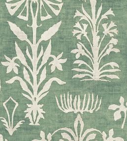 Papyrus Wallpaper by Lewis & Wood Malachite