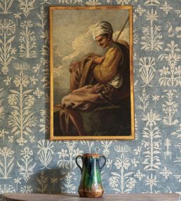 Papyrus Wallpaper by Lewis & Wood Nero